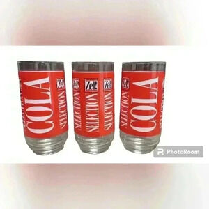Zel!  Cola Selection Glasses Set of 3